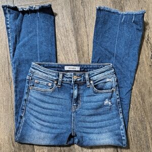 Zara Women's Blue Distressed Jeans
